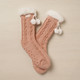 Sophia Layers Coral Chunky Slipper Socks Gift Boxed