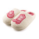Pink Cowgirl Cream Borg Mule Slippers