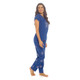 Blue Zebra Stars Long Pyjama Set