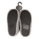 Grey Borg Fleece Applique Astronaut Slippers