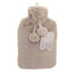 Mocha Luxe Faux Fur 2L Hot Water Bottle