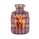 Highland Cow Gift Boxed 2L Hot Water Bottle