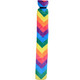 Chevron Rainbow Fleece Long Hot Water Bottle