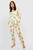 Brave Soul Pink Slim Fit Avocado Print Onesie