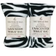 Zebra Stripe Fleece Wheat Bag: Lavender/Unscented
