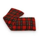 Red Tartan Fleece Wheat Bag: Lavender/Unscented