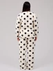 Cream Polka Dot Borg Fleece Twosie Lounge Set