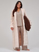 Vanilla Diamond Luxury Fleece Maxi Dressing Gown