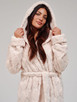 Vanilla Diamond Luxury Fleece Maxi Dressing Gown
