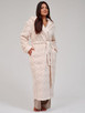 Vanilla Diamond Luxury Fleece Maxi Dressing Gown