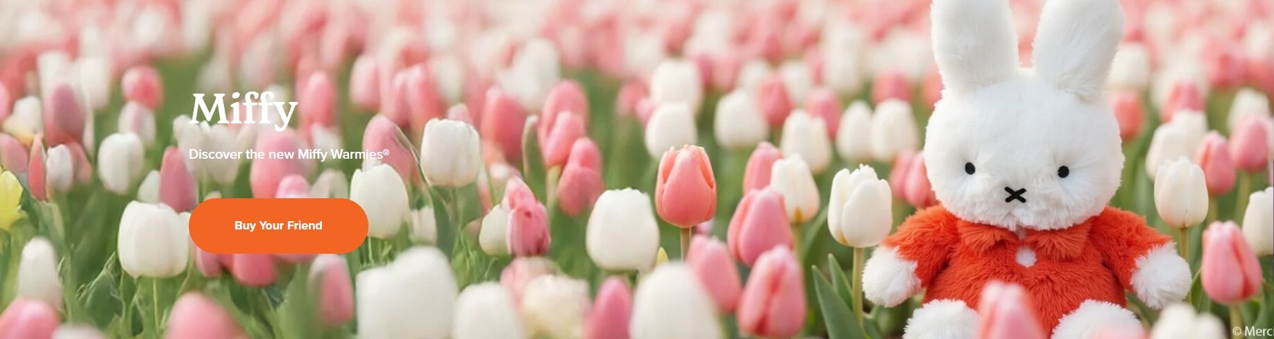 Miffy Cozy Plush Heatable Toy Miffy Clickable Banner