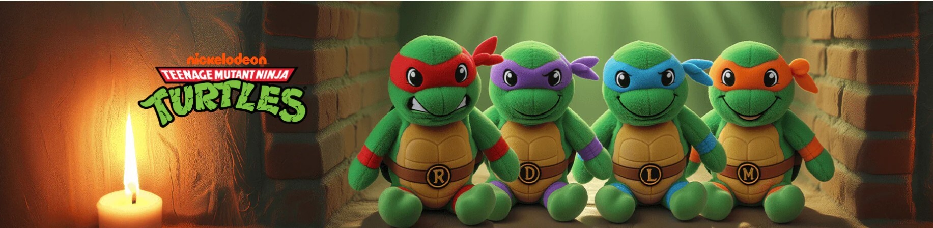 Teenage Mutant Ninja Turtles Cozy Plush Heatable Toys Teenage Mutant Ninja Turtles Clickable Banner