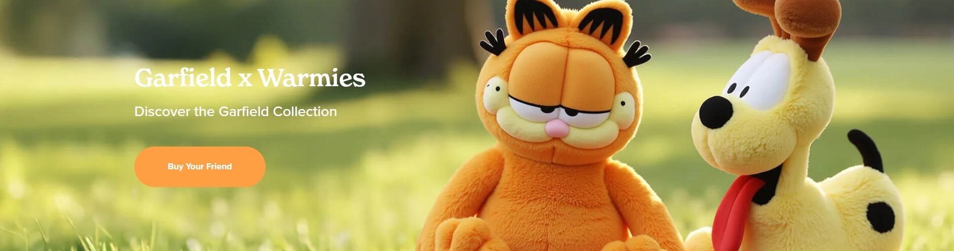 Garfield & Odie Clickable Banner