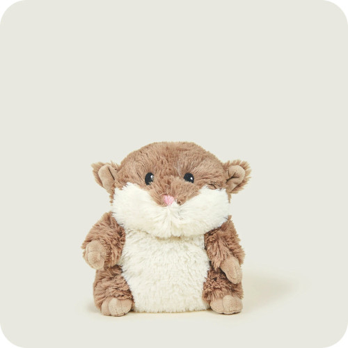 Warmies Cozy Plush Brown Hamster Fully Microwavable Toy Heat Treats
