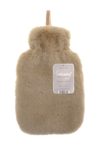 Charlie Hot Water Bottle Luxury Fur Chocolate main image 0