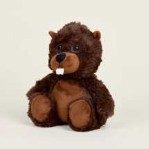 Cozy Plush Beaver Microwavable Toy
