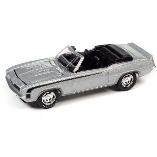 1969 Chevrolet Camaro RS/SS Convertible  - Cortez Silver w/Black Hockey Side Stripe Main Image