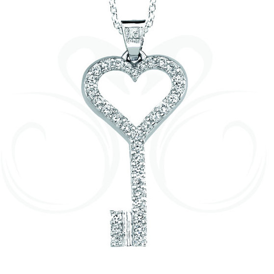 Key to My Heart Pendant Large