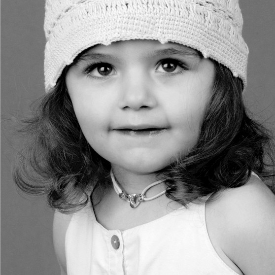 Kids Pink Heartcuff Necklace 
