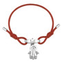 Metal CZ Movable Hamsa Bracelet 