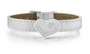 Silver enamel with matching band