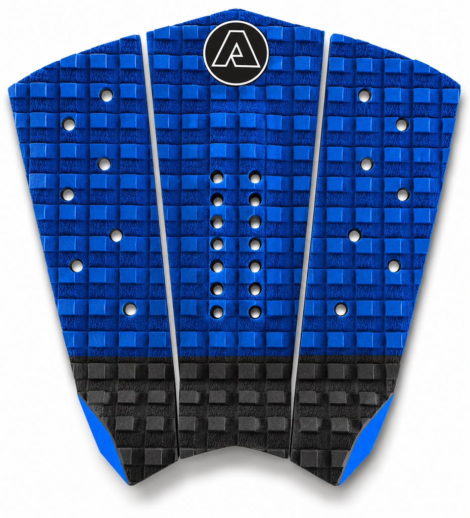 Surfboard Deck Grip Tail Pad Blue & Black