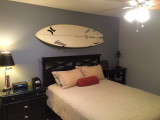 Minimalist Surfboard Wall Rack