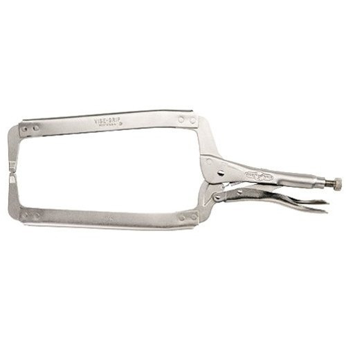 Irwin 18" Locking C-Clamp w/Regular Tips (18R)
