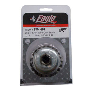 Eagle 2-3/4" Knot Wire Cup Brush - BW420