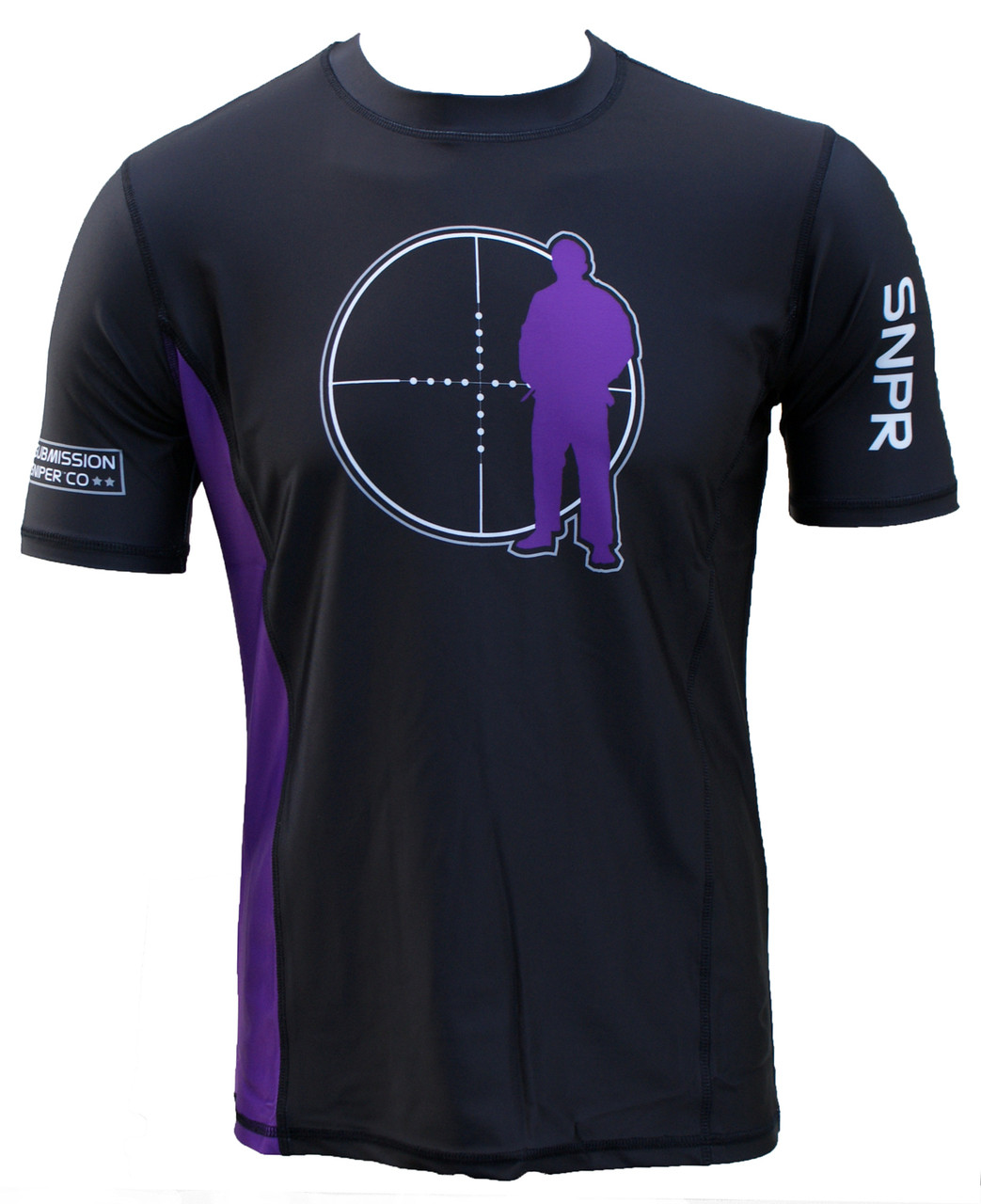 BJJ Rash guard, Purple Belt - IBJJF Standard - SubmissionSniper.com