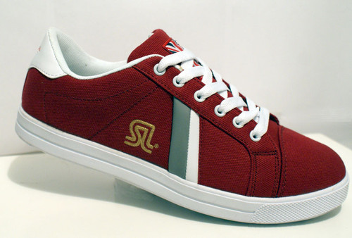 Maroon Uno shoes by SL daps