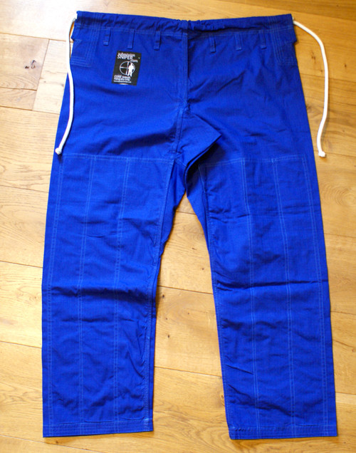 BJJ Pants, Riptstop Fabric BLUE Trousers, Brazilian Jiu Jitsu 