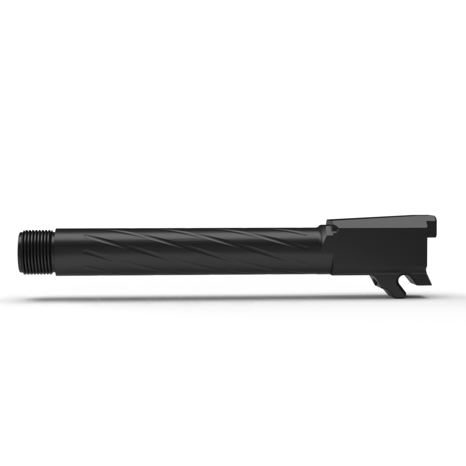 P365XXL 4.1" 9 Spiral Fluted - Threaded - Black Nitrided W/NLCI