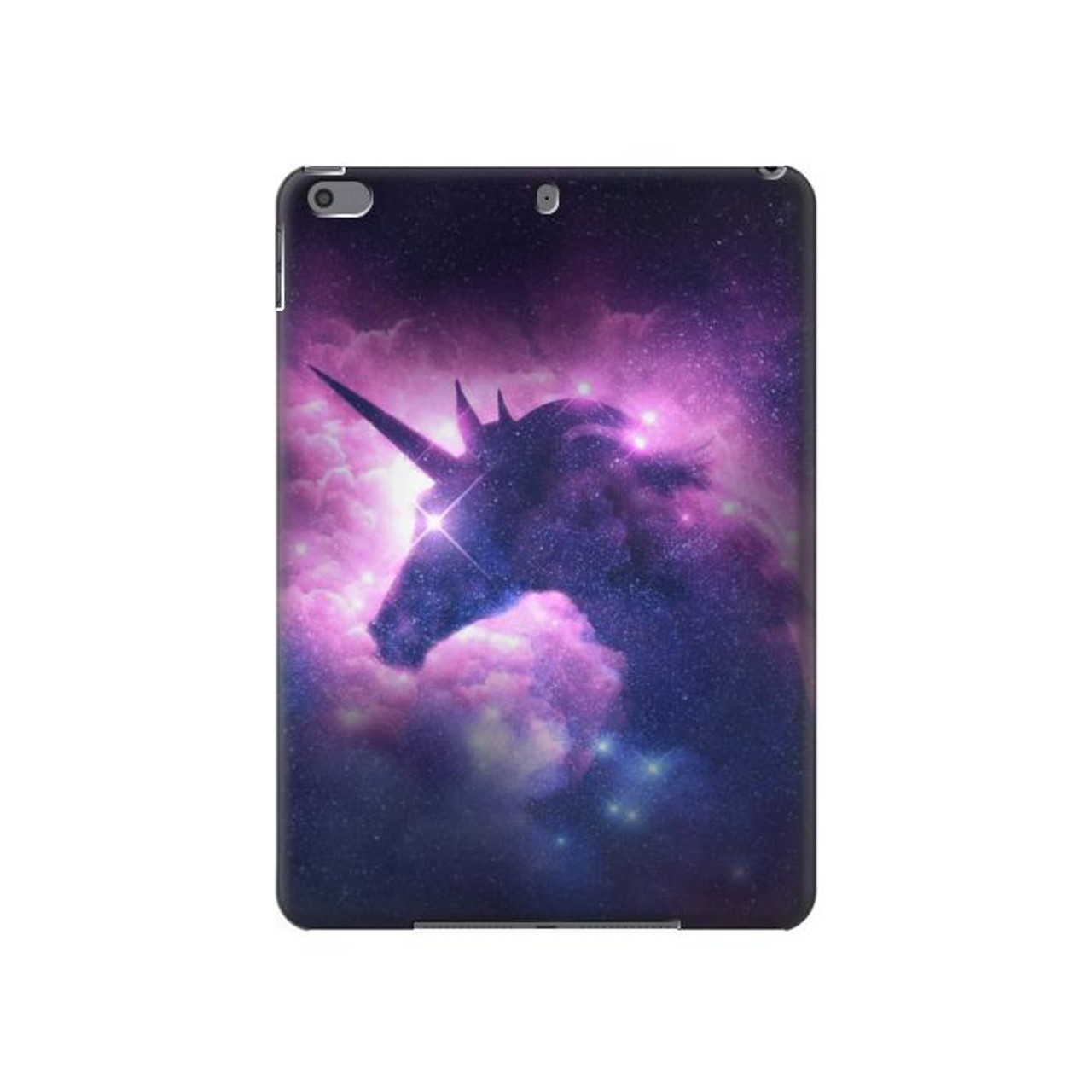 قو فور S3538 Licorne Galaxie Etui Coque Housse pour iPad Air 3, iPad Pro 10.5, iPad 10.2 (2019,2020,2021)