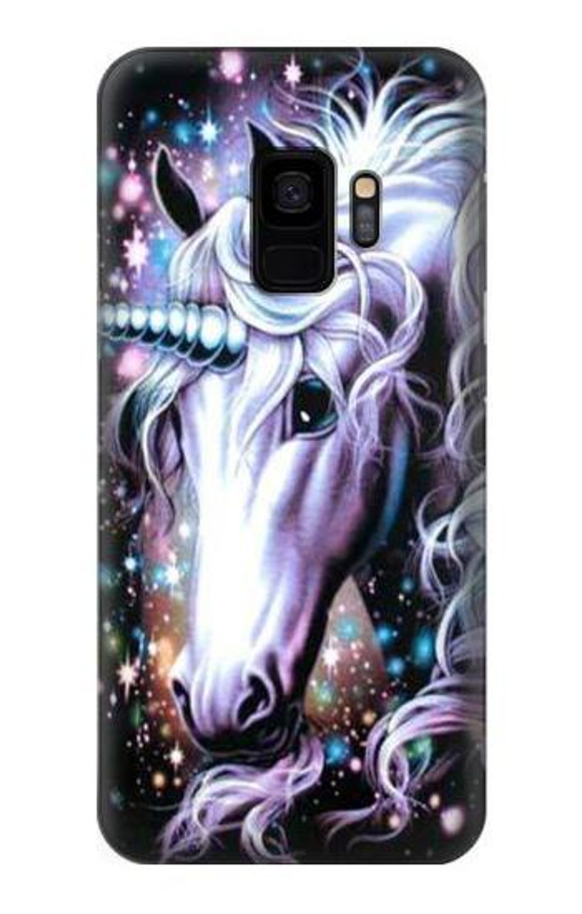 تصميم بطاقة للعيد S0749 licorne Cheval Etui Coque Housse pour Samsung Galaxy S9