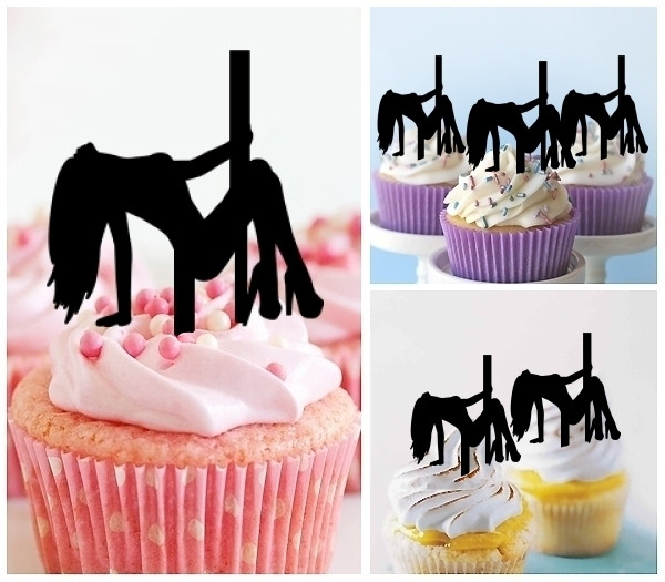 Ta0119 Sexy Girl Pole Dance Girl Cupcake Toppers Acrylique De Mariage Joyeux Anniversaire Pour Gateau Partie Ta0119 Sexy Girl Pole Dance Girl Cupcake Toppers Acrylique De Mariage Joyeux Anniversaire Pour Gateau Partie
