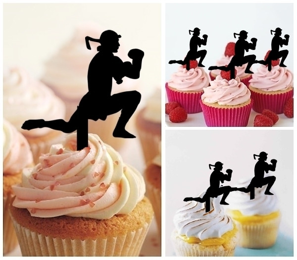 Ta06 Muay Thai Kickboxing Cupcake Toppers Acrylique De Mariage Joyeux Anniversaire Pour Gateau Partie Decoration 10 Ta06 Muay Thai Kickboxing Cupcake Toppers Acrylique De Mariage Joyeux Anniversaire Pour Gateau Partie Decoration 10