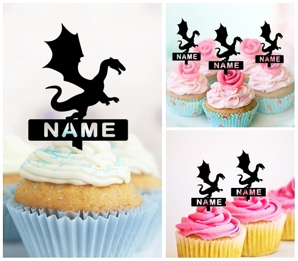 Ta1264 Standing Dragon Cupcake Toppers Acrylique De Mariage Joyeux Anniversaire Pour Gateau Partie Decoration 10 Pieces Ta1264 Standing Dragon Cupcake Toppers Acrylique De Mariage Joyeux Anniversaire Pour Gateau Partie Decoration 10 Pieces