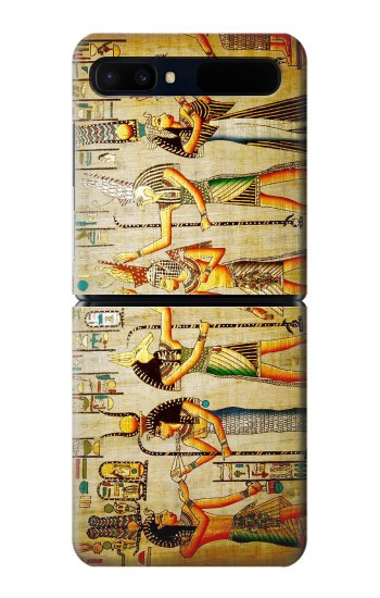 S0272 Egypte murale Art Etui Coque Housse pour Samsung Galaxy Z Flip 5G