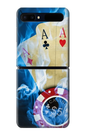S0348 Casino Etui Coque Housse pour Samsung Galaxy Z Flip 5G