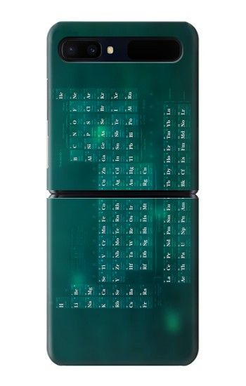 S0846 Chimie Tableau périodique Etui Coque Housse pour Samsung Galaxy Z Flip 5G