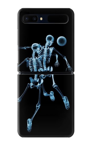 S1111 Football X-ray Etui Coque Housse pour Samsung Galaxy Z Flip 5G