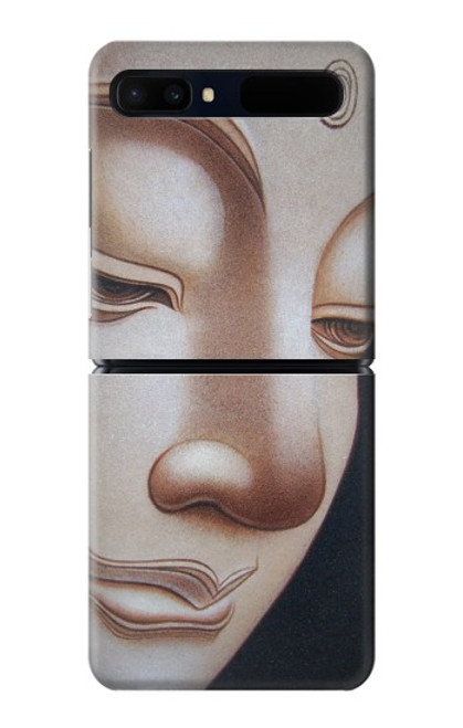 S1255 Visage du Bouddha Etui Coque Housse pour Samsung Galaxy Z Flip 5G