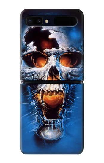 S1462 vampire crâne Etui Coque Housse pour Samsung Galaxy Z Flip 5G