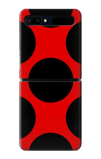 S1829 Motif Coccinelles Dot Etui Coque Housse pour Samsung Galaxy Z Flip 5G