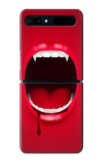 S2103 vampire bouche Etui Coque Housse pour Samsung Galaxy Z Flip 5G
