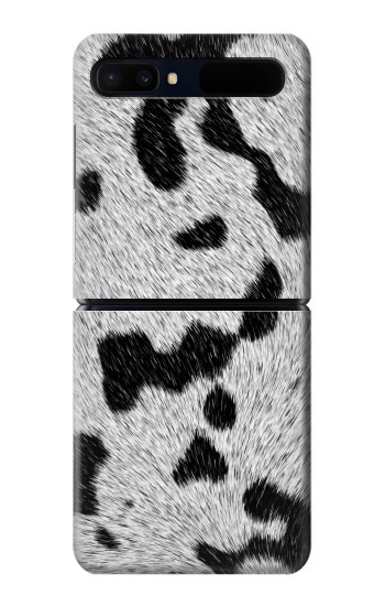 S2170 Vache fourrure Texture Imprimé graphique Etui Coque Housse pour Samsung Galaxy Z Flip 5G