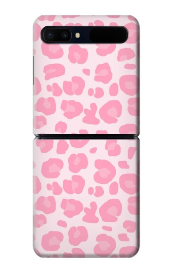 S2213 Motif rose Léopard Etui Coque Housse pour Samsung Galaxy Z Flip 5G