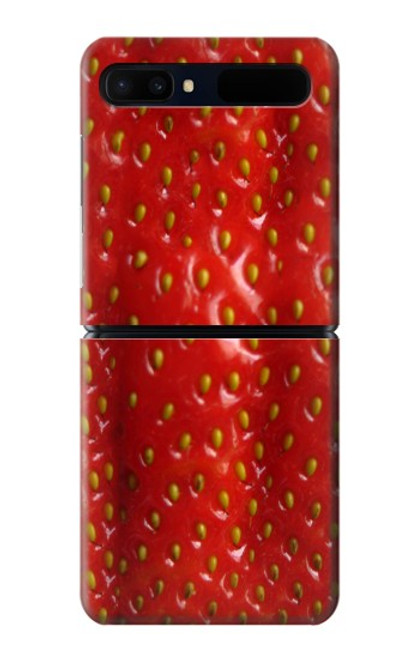 S2225 fraise Etui Coque Housse pour Samsung Galaxy Z Flip 5G