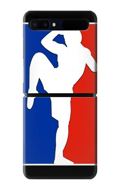 S2278 Muay Thai Kickboxing MMA art martial blanc Etui Coque Housse pour Samsung Galaxy Z Flip 5G